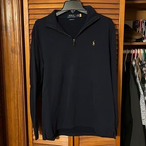 Men’s half zip polo